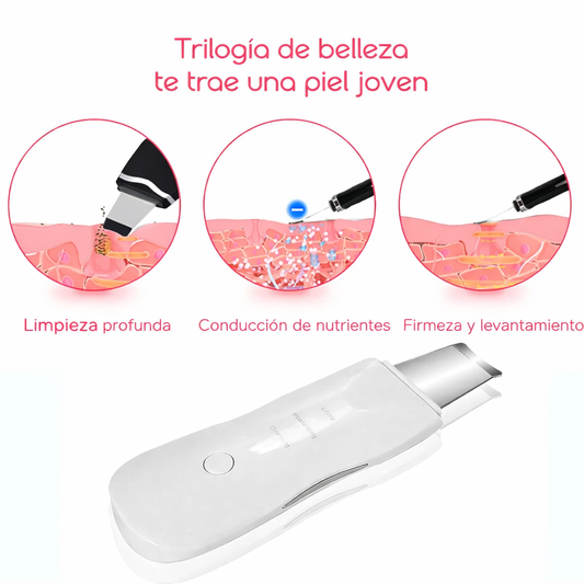 Peeling Ultrasónico – Limpiador de Poros Skin Scrubber