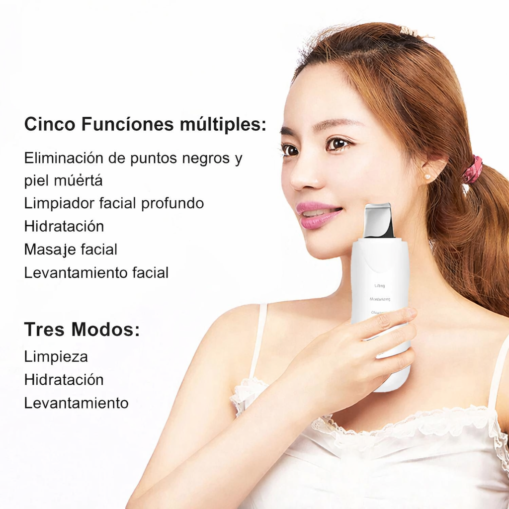 Peeling Ultrasónico – Limpiador de Poros Skin Scrubber