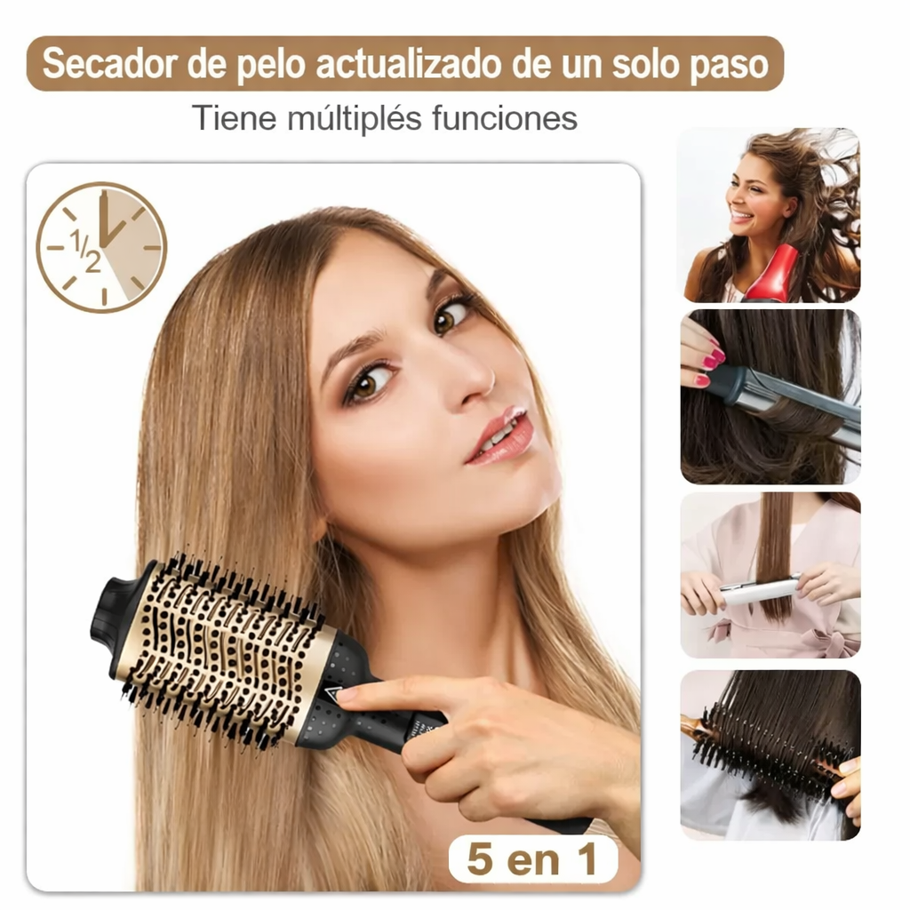 Cepillo Secador y Moldeador Profesional 5 en 1