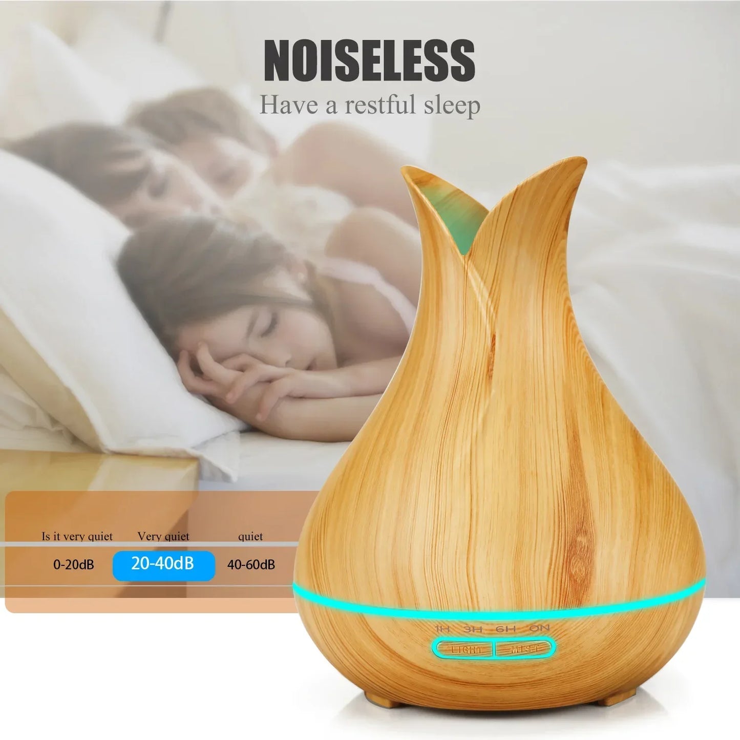 Humidificador Inteligente y Difusor de Aromaterapia WiFi
