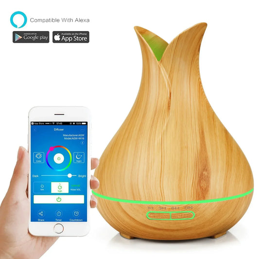 Humidificador Inteligente y Difusor de Aromaterapia WiFi